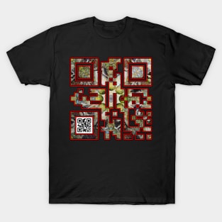 Art QR Code Abstract T-Shirt